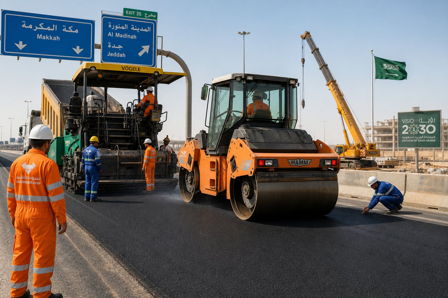 Highway Asphalt Paver